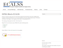 Tablet Screenshot of ecalss.org